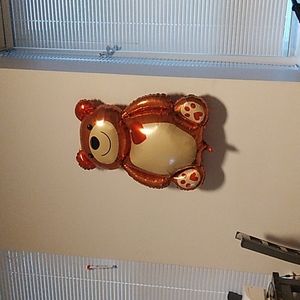 Big cuddle love bear ballon